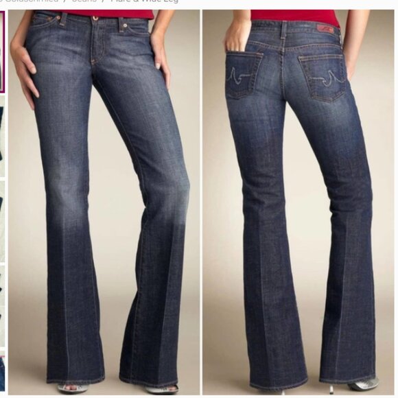 AG The Club Stretch Flare Jeans Size 27 - Picture 1 of 11